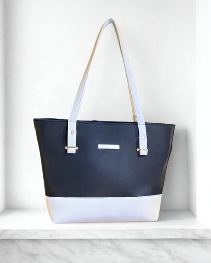 Elegant 3-in-1 Women’s Tote Bag Set – Large Shoulder Bag, Mini Crossbody & Wallet (Available in Multiple Colors)